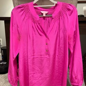 Lilly Pulitzer Elsa button front blouse